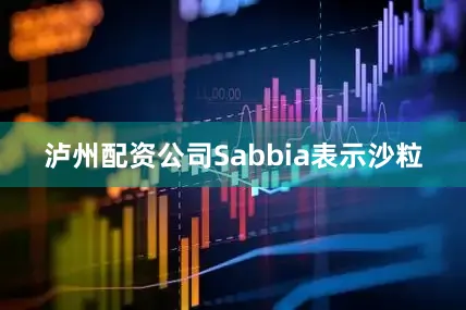 泸州配资公司Sabbia表示沙粒