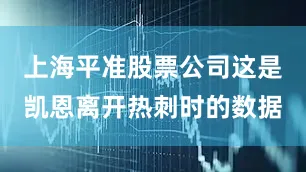 上海平准股票公司这是凯恩离开热刺时的数据